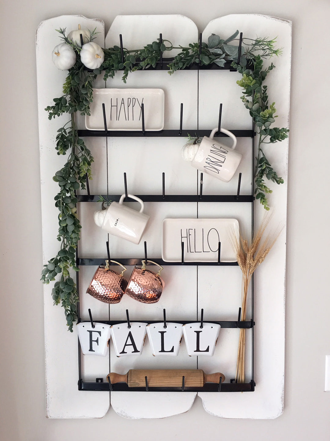 Large Metal Wall Mug Rack – Claimed Corner