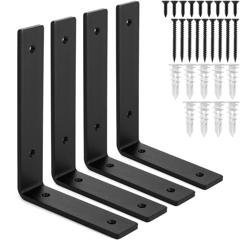 Heavy Duty Shelf Brackets 1/4 Thick With Hardware –, 49% OFF